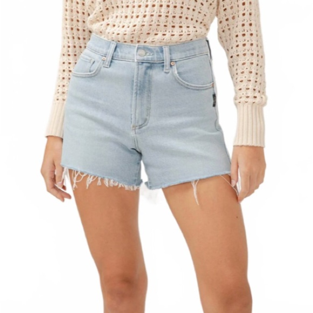Silver‎ Womens Sure Thing Jean Shorts In Indigo. Sz 30